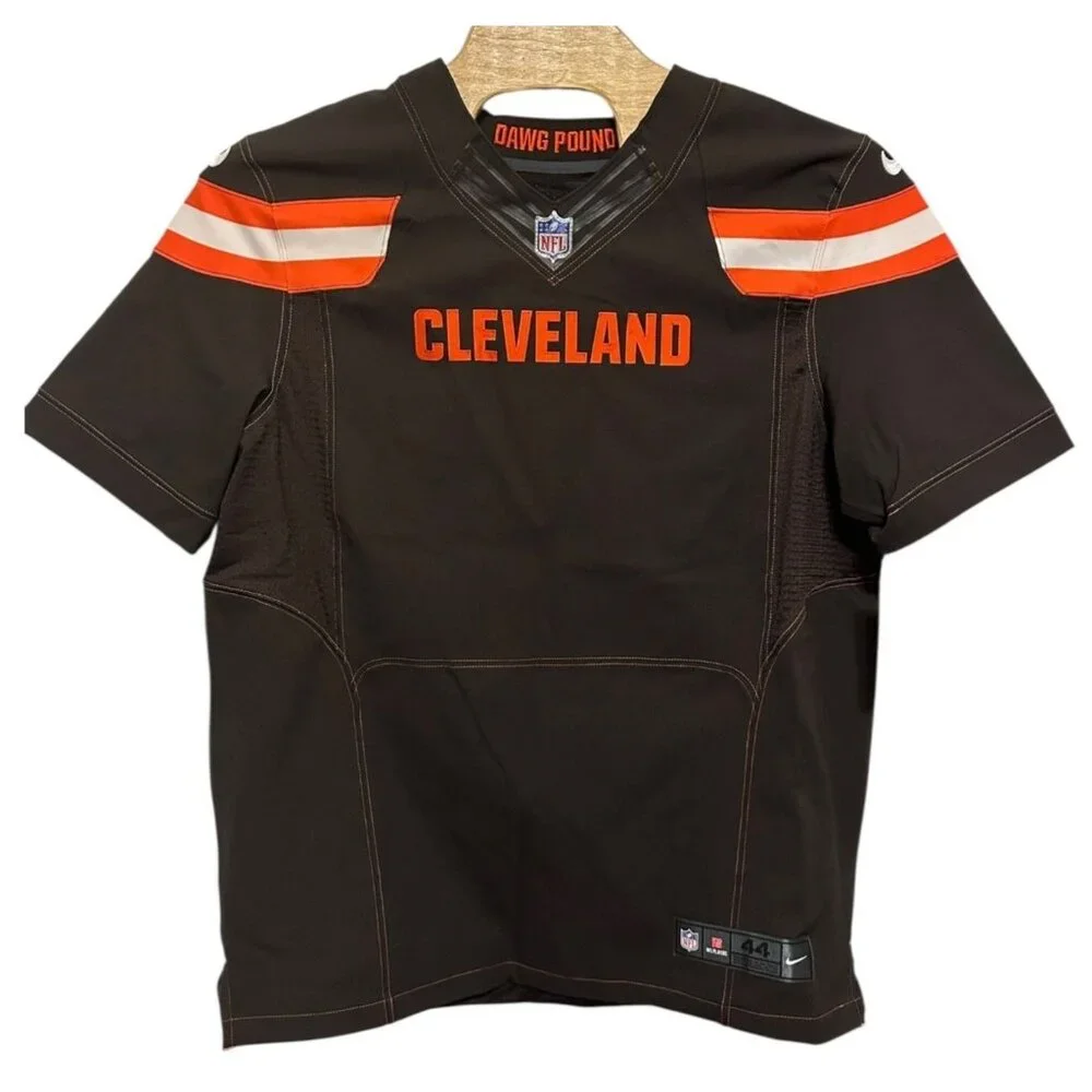 Nike NFL Cleveland Browns On‎ Field Blank Player Limited Jersey Size 44 / M NEW